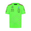 2024 Mercedes AMG Petronas F1 Men's Team Set Up Green T-shirt