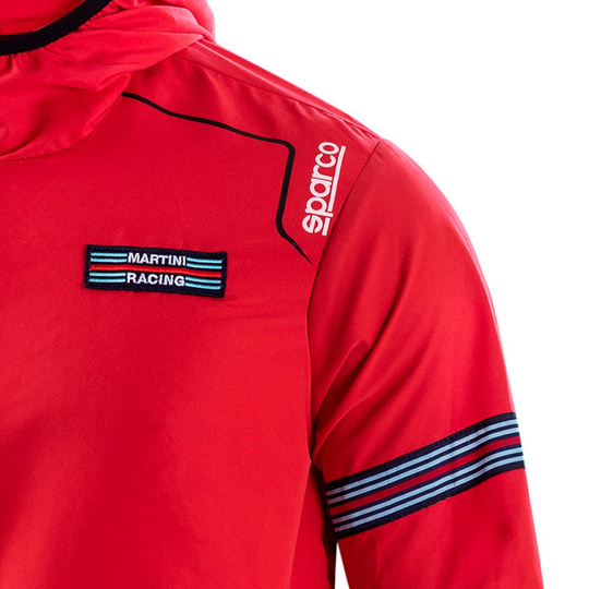 Sparco Wilson Martini Racing Rain Jacket Red