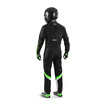 Combinaison karting Sparco Thunder MY22 noire/verte (CIK)