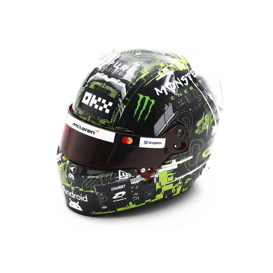 2025 McLaren F1 1:5 Lando Norris helmet Bahrain Tests