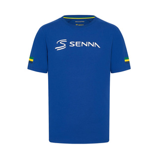 2024 Ayrton Senna F1 Men's Stripe T-Shirt
