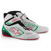 Chaussures Alpinestars Tech-1 KX V3 blanches/vertes (FIA)