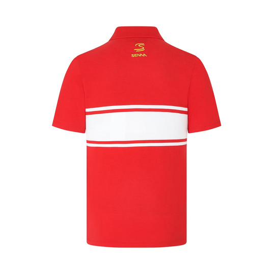 2024 Ayrton Senna F1 Men's Legacy Patchwork Polo