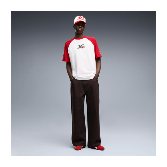 2026 Scuderia Ferrari F1 Charles Leclerc Graphic T-shirt White
