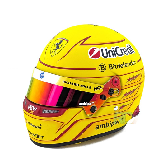 Casque miniature Scuderia Ferrari F1 Lewis Hamilton 1:2