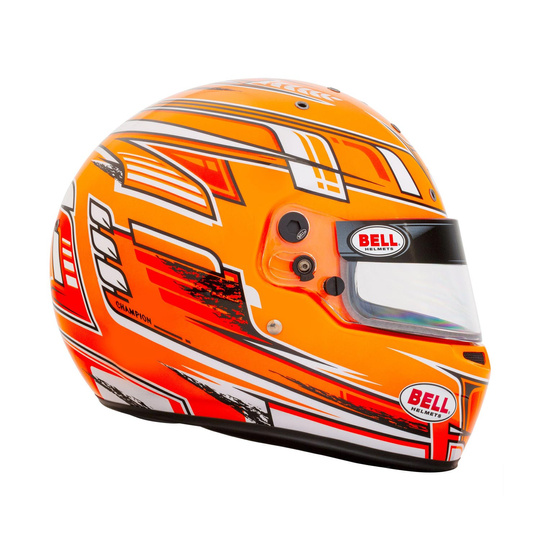 Bell USA KC7-CMR Champion Full Face Helmet Orange
