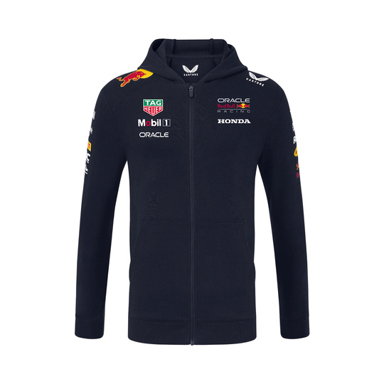 2025 Red Bull Racing F1 Mens Zip Team Hoodie