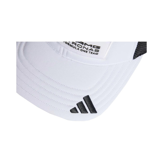 Casquette homme Logo Trucker Mercedes AMG F1 2025 blanc