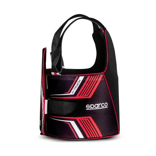 Protector de costillas Sparco K-Track negro-rojo