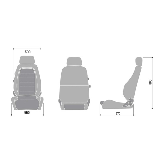 Sparco Italy GT Car Seat black