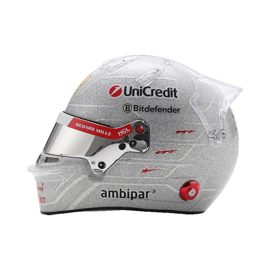 Casque miniature Scuderia Ferrari F1 Lewis Hamilton Las Vegas GP 1:5