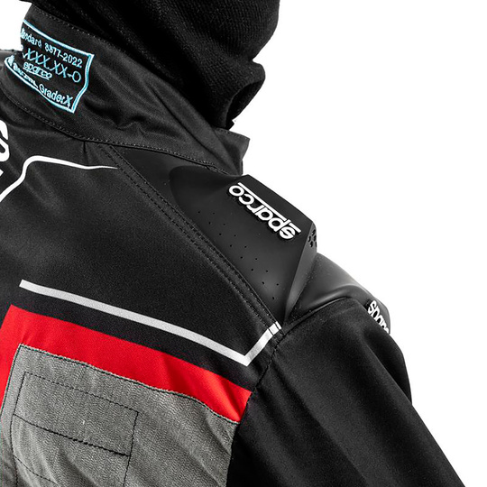 Sparco Superleggera-K Kids Karting Suit Black/Red (FIA)