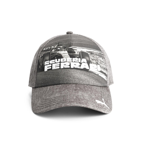 2025 Scuderia Ferrari F1 Graphic Gray Baseball Cap
