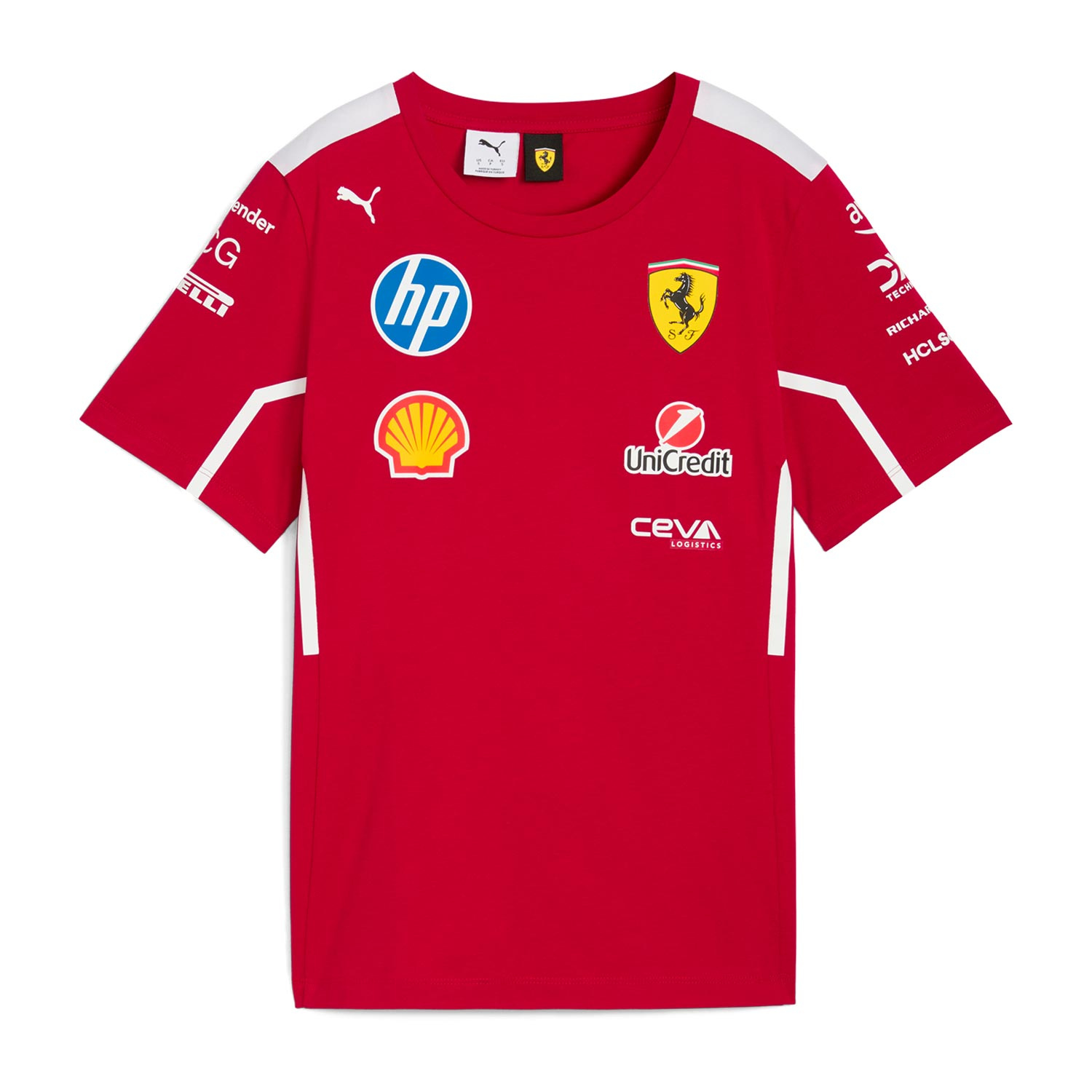 2025 Scuderia Ferrari F1 Italy Men's Team T-shirt | TopRacingShop