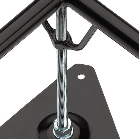 Fixation roue de secours OMP avec porte-clé