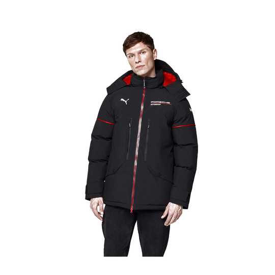 2025 Porsche Motorsport Men's Black Team Winter Jacket