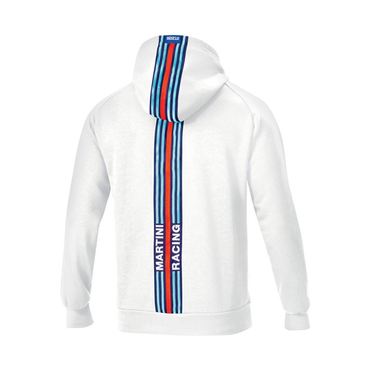 Sparco Stripe Martini Racing Hoodie White