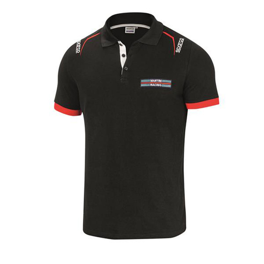 Polo Sparco Martini Logo noir