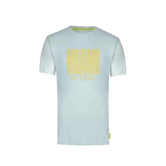  Aston Martin UK F1 Mens Miami T-shirt blue