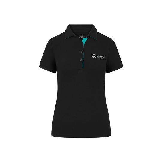 2024 Mercedes AMG Petronas F1 Women's Black Polo