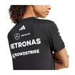 T-shirt femme Team Mercedes AMG F1 2025 noir