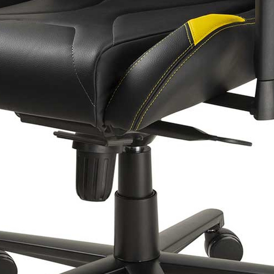 Silla de oficina OMP GS negro/amarillo