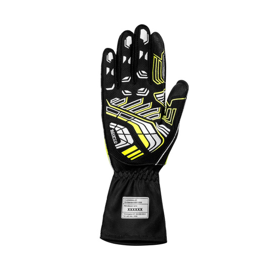 Sparco Italy K-ARROW+ 8877-2022 Karting Gloves black-yellow (FIA)