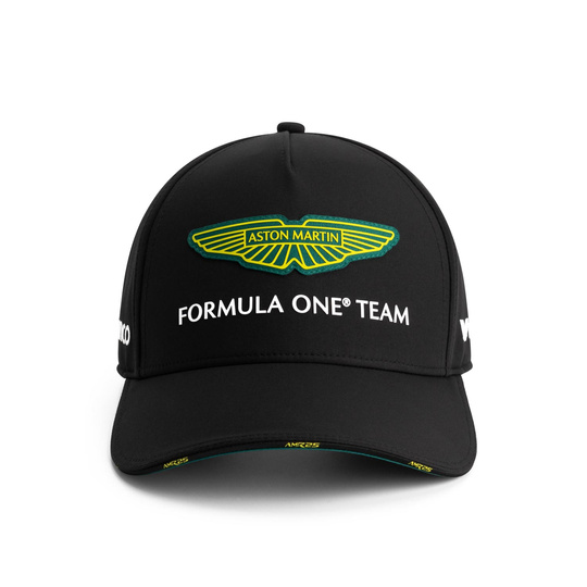 2025 Aston Martin Aramco F1 Mens Team Baseball Cap black