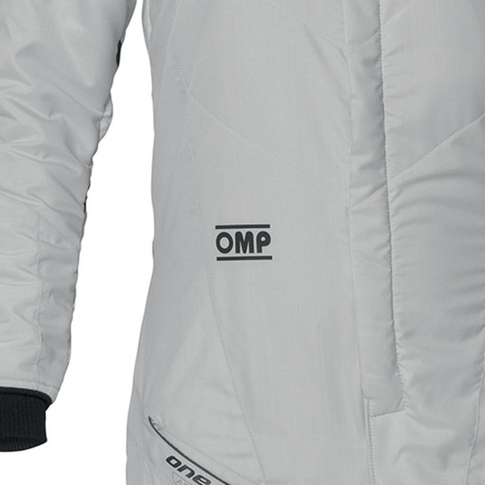 Combinaison OMP ONE EVO AIR argentée/grise (FIA)