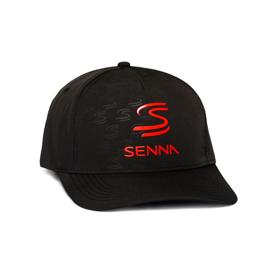 2026 Ayrton Senna Collection Debossed Logo Hat Black