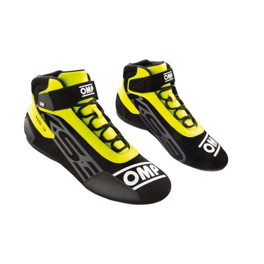 OMP KS-3 MY21 Racing Shoes Black/Yellow