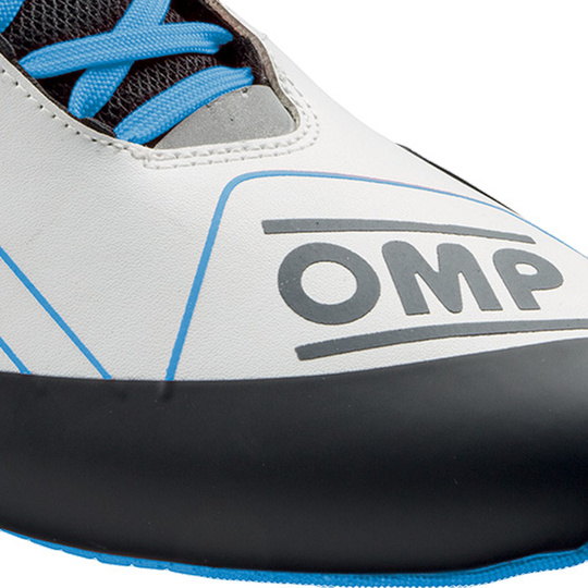 Chaussures enfant OMP KS-2X blanches/bleues (FIA)