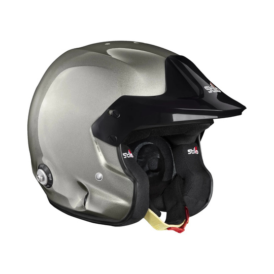 Stilo Venti4 Trophy Jet Composite Hans Helmet Silver (FIA)