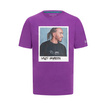  Mercedes Germany AMG F1 Mens Lewis Hamilton Portrait T-shirt Purple