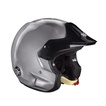 Stilo Italy Venti TROPHY JET Hans Helmet silver (FIA-SNELL)