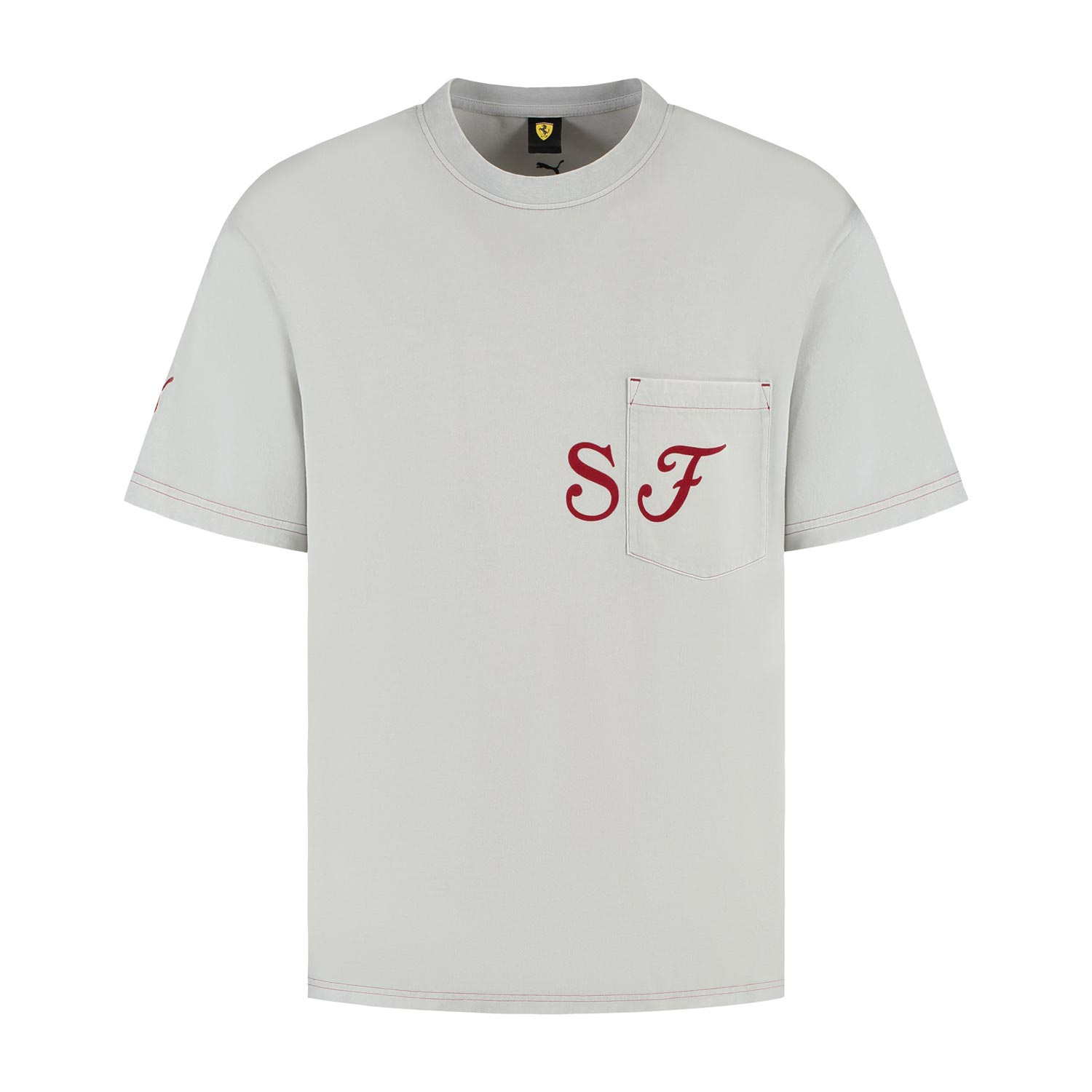 2025 Scuderia Ferrari F1 Men's Graphic Grey T-shirt