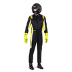 Combinaison Sparco Sprint Pro MY25 noire/jaune (FIA)