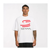 2025 Ayrton Senna F1 Collection Mens Double S Oversize T-Shirt