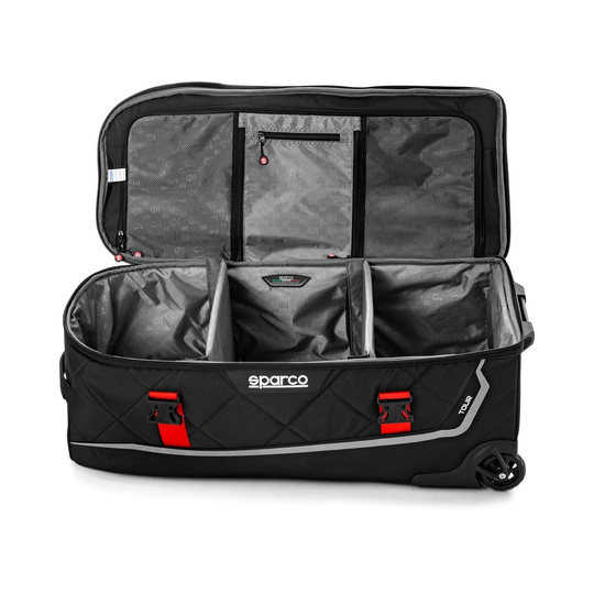 Bolsa Sparco Tour negra/roja