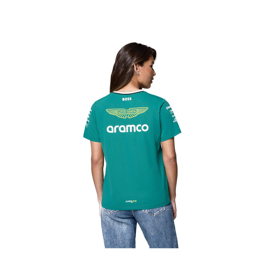 Camiseta Team Aston Martin F1 2025 para mujer