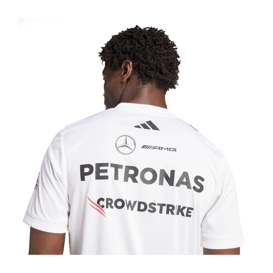 T-shirt homme Team Mercedes AMG F1 2025 blanc