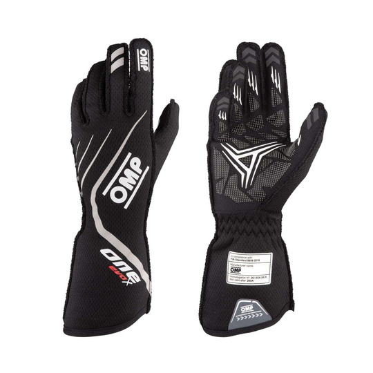 OMP Italy ONE EVO X Racing Gloves Black (FIA)
