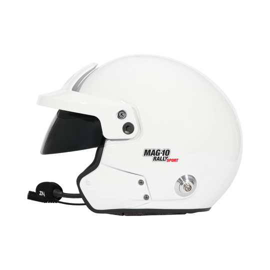 Bell MAG-10 Rally Sport Helmet White (FIA)