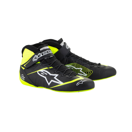 Chaussures Alpinestars Tech-1 Z V3 noires/jaunes (FIA)