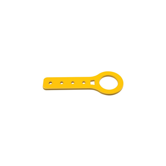 Crochet de remorquage OMP plat épaisseur 6 mm