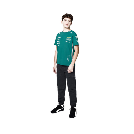 T-shirt Team Aston Martin F1 Fernando Alonso enfant