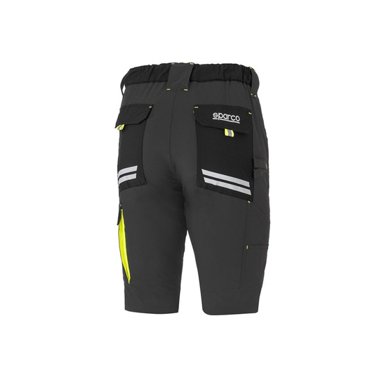 Sparco Light Tech Shorts Grey/Yellow