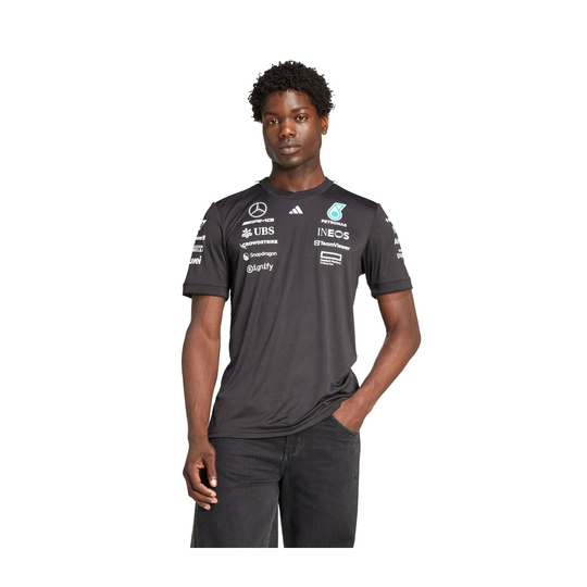 T-shirt homme Team Mercedes AMG F1 2025 noir