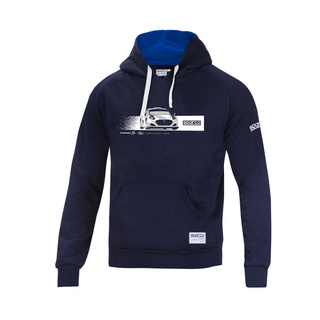 Ford World Rally Team Car M-Sport Hoodie Navy Blue
