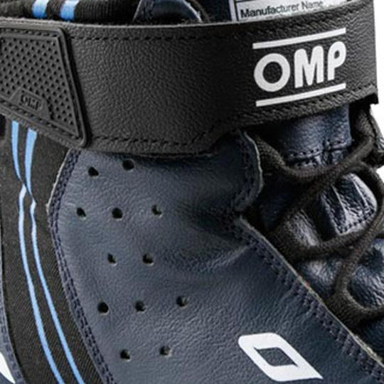 OMP One EVO X MY24 Racing Shoes Navy Blue (FIA)
